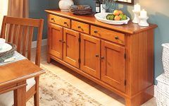 Wide Buffet Cabinets for Dining Room