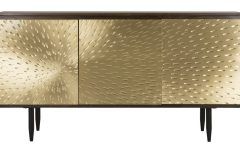 The 20 Best Collection of Gunmetal Perforated Brass Sideboards