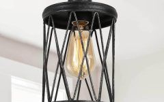 Cage Metal Shade Lantern Chandeliers