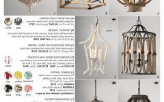 15 Inspirations Weathered Driftwood and Gold Lantern Chandeliers