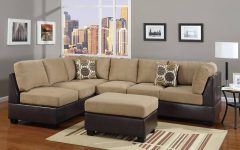 Leather and Suede Sectional Sofas