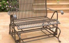 20 Best Ideas Iron Double Patio Glider Benches