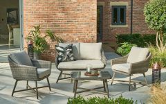 15 Inspirations Outdoor 2 Arm Chairs and Coffee Table