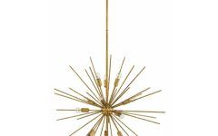 21 Ideas of Gold and Wood Sputnik Orb Chandeliers