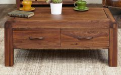 20 Ideas of Hand-finished Walnut Coffee Tables