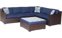 Navy Outdoor Seating Sectional Patio Sets