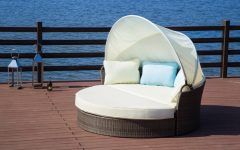 20 Photos Harlow Patio Daybeds with Cushions
