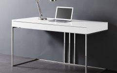15 Ideas of Gloss White Corner Desks