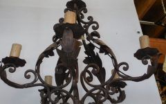 20 Best Collection of Vintage Wrought Iron Chandelier