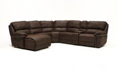 2024 Latest Norfolk Chocolate 6 Piece Sectionals