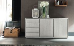 2024 Latest Gray Wooden Sideboards