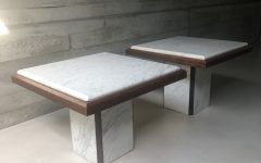 Marble Coffee Tables Set of 2