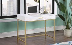 15 Best Collection of White Finish Glass Top Desks