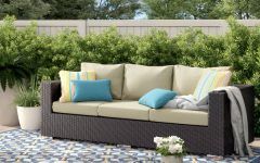 20 Collection of Brentwood Patio Sofas with Cushions