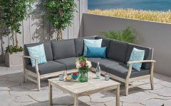 Gray Outdoor Table and Loveseat Sets