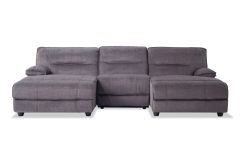 Pacifica Gray Power Reclining Sofas