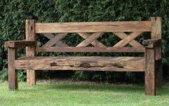 Wood Garden Benches