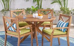 15 Collection of 5-piece Round Dining Sets