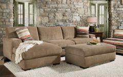 20 Best Collection of Leather Sectionals with Chaise and Ottoman