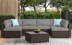 Dark Brown Patio Chairs with Cushions