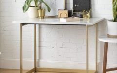 Brown Faux Marble Writing Desks