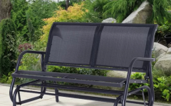 20 Collection of Outdoor Patio Swing Glider Bench Chairs