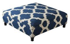 Top 15 of Ivory and Blue Ottomans