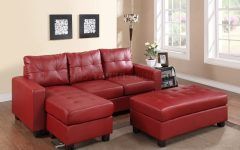 The 20 Best Collection of Small Red Leather Sectional Sofas