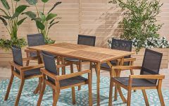 2024 Popular Acacia Wood Outdoor Seating Patio Sets