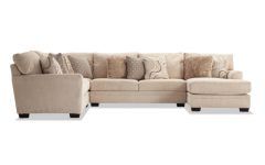 2024 Latest 2pc Maddox Right Arm Facing Sectional Sofas with Chaise Brown