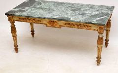 20 Ideas of Marble Top Coffee Tables