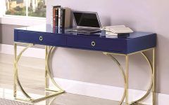15 Inspirations Gold and Blue Writing Desks