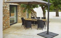 20 Best Collection of Offset Patio Umbrellas with Base