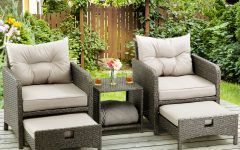 The 12 Best Collection of Ottomans Patio Furniture Set