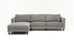 Cosmos Grey 2 Piece Sectionals with Laf Chaise