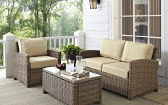 3-piece Outdoor Table and Loveseat Sets