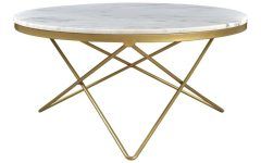 The 20 Best Collection of White Marble and Gold Coffee Tables