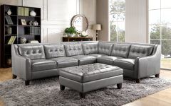 20 Collection of Noa Sectional Sofas with Ottoman Gray