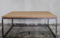 20 Collection of Oak Wood and Metal Legs Coffee Tables