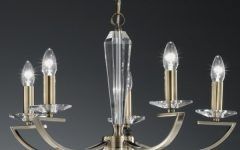 20 Ideas of Old Bronze Five-light Chandeliers
