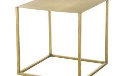 The 20 Best Collection of Brass Iron Cube Tables