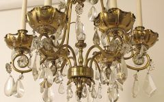 20 Photos Crystal and Brass Chandelier
