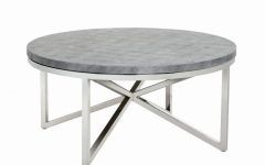 20 Inspirations Smart Round Marble Brass Coffee Tables