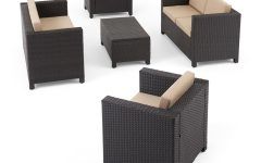 15 The Best Fabric 5-piece 4-seat Outdoor Patio Sets