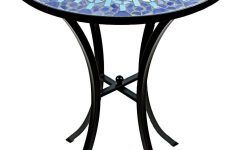 Green Mosaic Outdoor Accent Tables