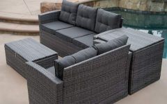 2024 Popular Rowley Patio Sofas Set with Cushions