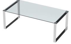 Mirrored and Chrome Modern Cocktail Tables