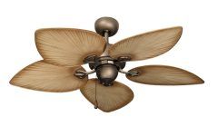 The 20 Best Collection of Outdoor Ceiling Fans with Palm Blades