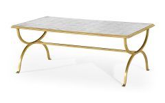 2024 Latest Rectangular Glass Top Coffee Tables