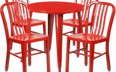 Top 15 of Red Steel Indoor-outdoor Armchair Sets